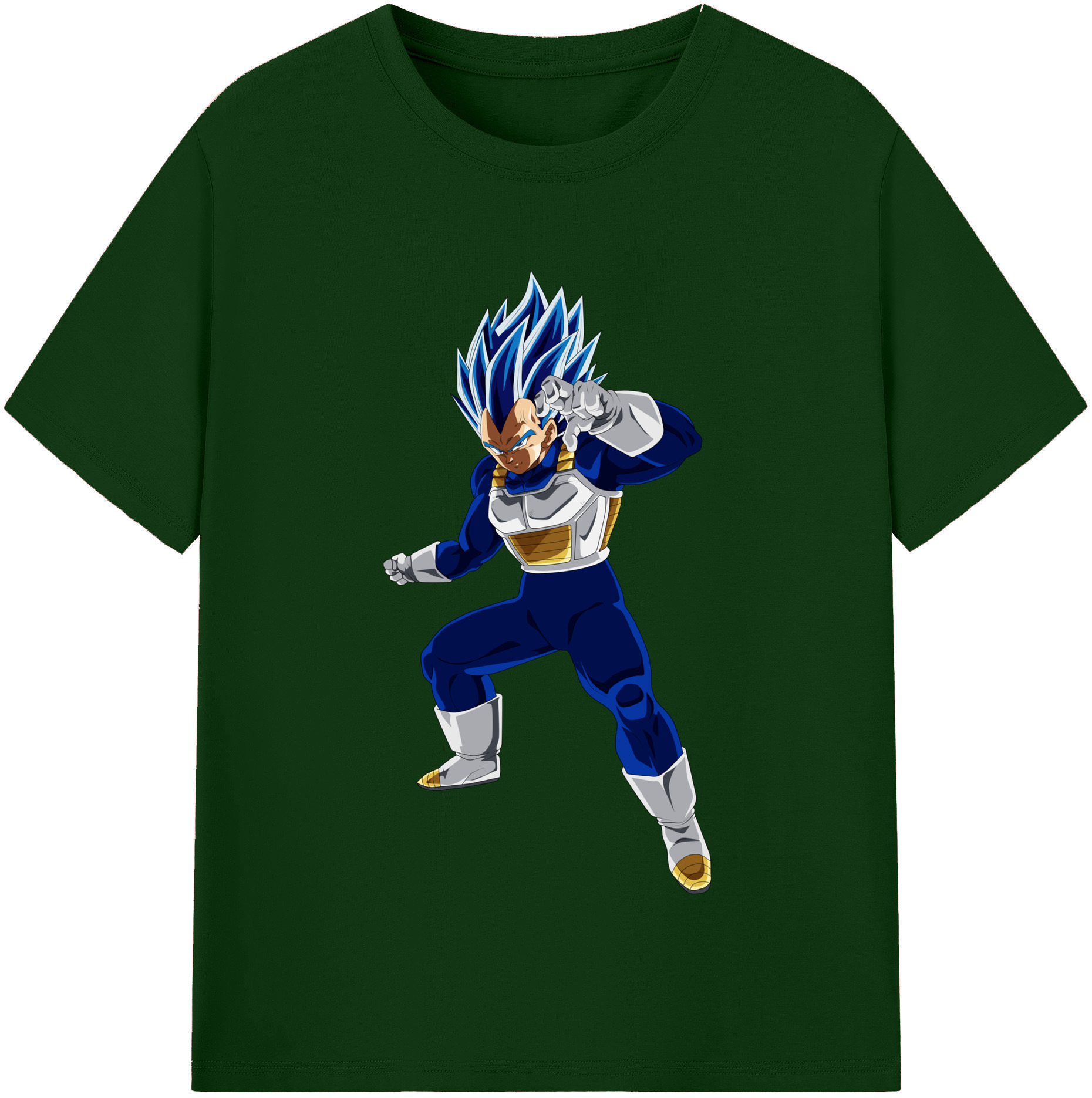 （画像用） ドラゴンボール ベジータ四世（Bejīta Yonsei）DRAGON BALL Vegeta IV 綿100％半袖Tシャツ（フロントプリント）